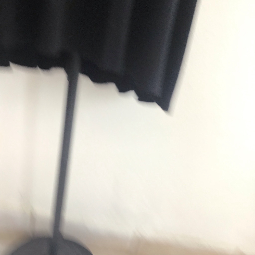 Eileen Fisher Women Elegant Black Cowl Neck Midi Cocktail Dress SP - Picture 8 of 13